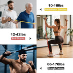POWER GUIDANCE Resistance Bands, Set of 5 Pull Up Bands, Pull Up Assistance Bands, Exercise Bands, Resistance Bands Set for Legs, Working Out, Muscle Training, Physical Therapy, Shape Body