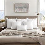 MIULEE Throw Pillows Inserts, Pack of 2 14x20 Inch 100% Virgin Fiber Filling Bed Couch Pillows