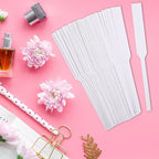 Tondiamo 400 Pieces Perfume Test Strips Fragrance Paper Sticks Cologne Scent Strips Disposable Perfume Blotter Sample Blender Essential Oils Test Cards White for Smell Diffuser Aromatherapy Spice