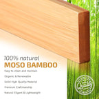 6 Pack Bamboo Drawer Dividers - 17" to 21.5" Expandable Adjustable Drawer Organizer for Kitchen Utensils, Large Kitchen Drawer Divider, Clothes, Dresser, Bedroom, Bathroom & Desk Drawer Separator Set
