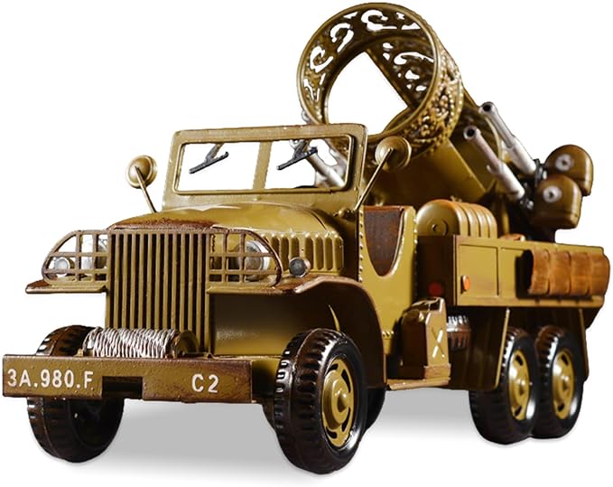 Metal Classic Truck Car Model - Retro Truck Model Vehicle Model Decorative Collectible for Home Office Decor