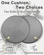 Tumaz Wobble Cushion - Wiggle Seat to Improve Sitting Posture & Stay Focused for Sensory Kids, Balance Disc to Core Strength & Flexible Seating [Extra Thick Balance Board, Pump Included Wobble Board]