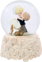 Precious Moments 252110 I Do, Today, Tomorrow, Always Wedding Couple Musical Snow Globe