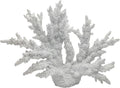 Etlemonde White Coastal Beach Coral Reef Decor Resin Statue - Faux Sea Coral Reef for Bathroom Shelf, Coffee Table, Nautical Beach House Home Decor Accent
