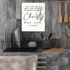 Christian Wall Art Only One Life Twill Soon Be Past Only What's Done For Christ Will Last Wooden Hanging Sign Religious Bible Verse Wall Art Home Office Bedroom Living Room Decor 8 x 10 Inches