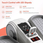 Under Desk Elliptical Machine for Seniors – Compact, Quiet & Portable Mini Leg Pedal Exerciser with Adjustable Speed and LED Display for Home and Office Workouts