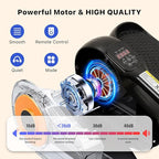 Under Desk Elliptical Machine,Electric Ellipse Leg Exerciser as See on TV with Remote Control,12 Level Speeds Seated Pedal Exerciser for Seniors Adults, Manual & Auto Mode