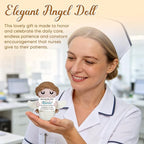 Nurse Gifts - Positive Crochet Angel - Nurse Week, Retirement Gifts, Birthday, Appreciation Gift for RN Registered Practitioner, LPN, Nursing School Graduation - Bulk Gift for Hospital Staff