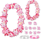 Leis for Graduation 2026, Artificial Flower Wreath with Cards Graduation Lays Gifts, Congrats Grad for High School