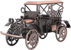 Keenso Vintage Collectible Vehicle, Retro Classic Car Model Ornament, Industrial Design Handcrafted Decoration Collections, for Office and Home Display (Antique Bronze