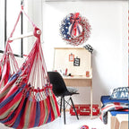 Large Patriotic Wreath Bows for Front Door, Memorial Day Red Blue White Stars and Stripes Bows for Wreath