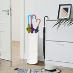 DUDOK Indoor Umbrella Holder, Modern Umbrella Stands, Metal Round Umbrella Bucket, Decorative Umbrella Holder, Umbrella Stand Indoor, Umbrella Holder Stands for Porch, Apartment, Offices Entrance, H