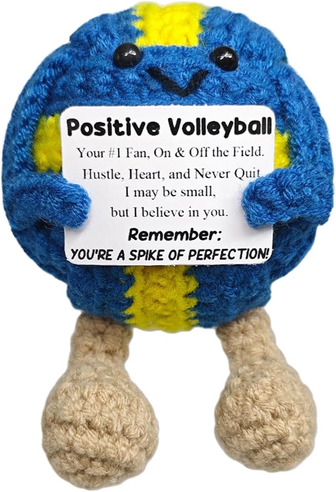 Handmade Emotional Support Collect Volleyball - Motivational Volleyball Decor,Funny Volleyballs Gift for Best Friend,Team Player,Coach,Brother or Colleague,Volleyballs Lover Home & Locker Room Decor