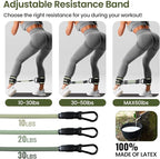 VITEVER Ankle Resistance Bands with Cuffs for Women, Leg Glute and Booty Workout Equipment for Home Gym, Pilates Equipment, Ankle Weights with Green Resistance Bands for Kickbacks Hip Fitness Training