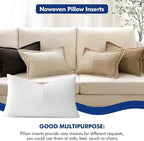 MIULEE Pillow Insert 14x32 Inch, Decorative Rectangle Throw Pillow Inserts, Premium Fluffy Pillow Forms Sham Stuffer for Sofa Couch Living Room