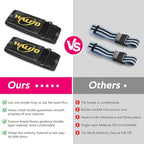 BFR Booty Bands for Women Glutes - Blood Flow Restriction Bands with Weekly Plan for Legs, Butt & Hip Building, Occlusion Bands for Workouts, Best Fabric Bands for Squat Butt & Thigh