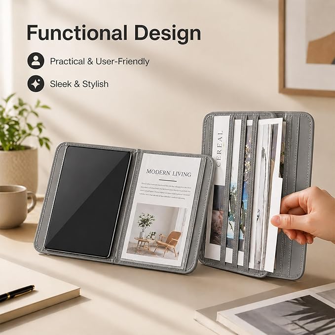 party greeting Magazine and Tract Holder for Jehovah Witness Ministry Supplies for Jehovahs Witnesses Accessories Pioneer Best Life Ever Gifts Ideas Convention(Gray)