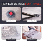 VMstr 18-Pack Vacuum Bags for Travel, Vacuum Seal Compression Bags for Clothing, Carry-On Luggage Space Saver Bags with Plug-in Electric Pump