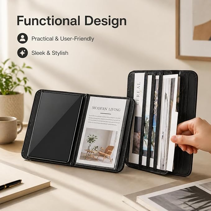 party greeting Magazine and Tract Holder for Jehovah Witness Ministry Supplies for Jehovahs Witnesses Accessories Pioneer Best Life Ever Gifts Ideas Convention(Black)
