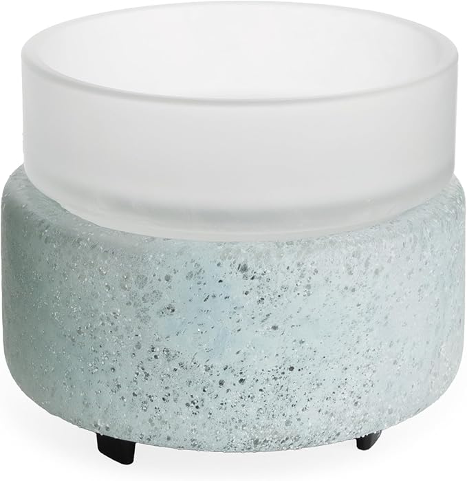 Candle Warmers ETC Beach Glass 2 - in - 1 Fragrance Warmer