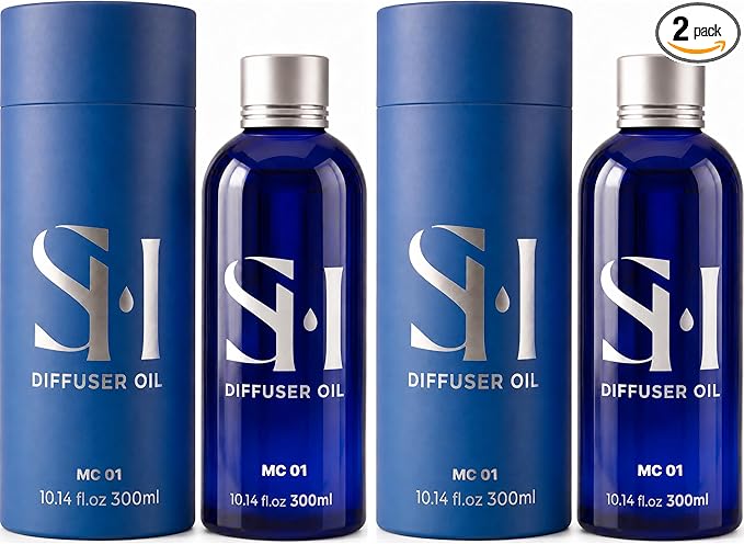 Inspired by 6-Star Hotel Monaco MC01 Hotel Scent Diffuser Oil | 2 Pack of 10.14 Fl Oz (300ml) - Waterless Diffuser Oil Refill & Highly Concentrated Fragrance Oil, Diffuser Oil Scents Luxury