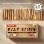 Palo Santo Sticks 20 Pack - Smudging Incense Sticks from Peru, Not Ecuador, Ethically Harvested, for Meditation, Yoga, Aromatherapy and Spiritual Cleansing