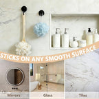 Wreath Hangers for Front Door Metal Suction Cup Hooks 2 Pack Removable Towel Hooks for Bathrooms Cup Hooks for Glass Window