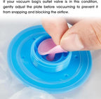Vacuum Storage Bags Electric Air Pump, Dual-Interface Design Compatible With Various Vacuum Seal Bags For Clothing/Quilts/Blankets