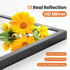 Sweetcrispy 30"x40" Arched Black Bathroom Mirrors for Wall, Bathroom Mirrors for Over Sink, Metal Framed with HD Shatter-Proof Glass for Entryway, Living Room, Bedroom, Home Decor