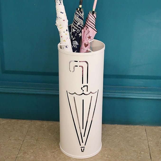 Metal Umbrella Stand - Independent nizer for Umbrellas | Waterproof Storage Solution for Entryway, Office & Home Interiors - Stylish & Functional Design