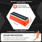 EVERYMATE Squat Block Athletic Balance Trainer for Stretching, Fitness, and Physical Therapy, Improve Balance, Stability, and Athletic Performance, Home Gym and Personal Training Equipment