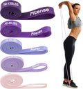 Resistance Bands Set - Pull Up Bands for Men Women, Exercise Bands Resistance with Door Anchor, Training Poster & Pouch for Body Stretching, Pull Up Assist