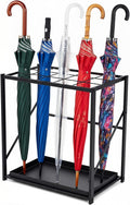 Colingmill Folding Umbrella Storage Stand Rack Holder Organizer Free Standing Umbrella Rack with Removable Drip Tray for Entryway Home Office Hotel Entry Hallway(L18.31 X W11.89 X H19.69 Inch)