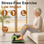 VIVURN® 028 Under Desk Elliptical 12 Speed 5 Modes Motorized Leg Exerciser While Sitting for Seniors As Seen on TV Low Impact Electric Pedal Exerciser with Non-Slip Mat Quiet for Home and Office