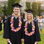 Leis for Graduation 2026, Artificial Flower Wreath with Cards Graduation Lays Gifts, Congrats Grad for High School