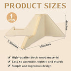 Geelin Slackline Balance Board Stand Slackline Board Display Rack Wooden Balance Training Accessories for Adult Gym Fitness Center Yoga Surfing Training, 10 x 7.5 x 4 Inch