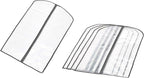 Amazon Basics Zippered PEVA Garment Bag, Dust Cover for Clothing Protection, Translucent White, 5-Pack