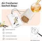 MYARO 12 Packs Vanilla Scented Sachets for Drawer and Closet, Long-Lasting Closet Sachet Bags Drawer Deodorizers Fresh Scents, Home Fragrance for Lover