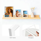 15 Pack Picture Frames Collage Wall Decor, White Frame Set with 3pcs 8x10, 6pcs 5x7, 6pcs 4x6 for Gallery Display, Wall Mounting & Tabletop, Bulk Photo Frames for Living Room Decor