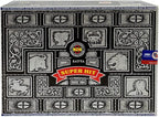 Super Hit Incense Sticks 40g and Holder Bundle - Pack of 12 (Approx 480 Sticks)