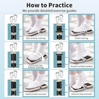 Professional Ankle Balance Board - Adjustable Foot Strengthener with 12 Interchangeable Pods for Stability Training at Home, Gym, Outdoor & Workspace, Physical Therapy and Pain Relief