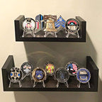 Hipiwe 15 Packs Acrylic Easel Stands Clear Mini Coin Display Easel Holder for Displaying Air-Tite Coins Pocket Watches Capsules Challenge Medals Casino Chips,2.16 Inch Tall