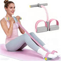 Pedal Resistance Bands with Handles, Durable 6-Tubes Multifunction Pedal Resistance Band, Natural Rubber Foot Pedal Resistance Bands, Fitness Resistance Bands for Abdomen, Waist, Arm, Leg