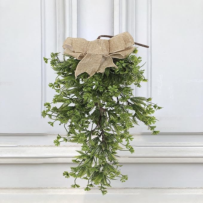 Artificial Teardrop Swag Hanging Garland Length 50cm for Farmhouse Decor