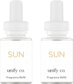 Pura & Unify Co. Home Scent Refill - Smart Home Air Diffuser - Long-Lasting Luxury Fragrance per Refill - Spring & Summer Fragrance - 2 Pack, Sun