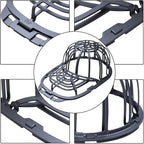 Eiito Hat washer for Washing machcine, 2 Pack Hat Cleaner for Baseball Caps Hat Shaper for Dishwasher - Hat Cage Rack Frame fit Adult and Children Wash Caps