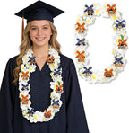 Leis for Graduation 2026, Artificial Flower Wreath with Cards Graduation Lays Gifts, Congrats Grad for High School