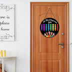 Welcome Sign for Classroom Door Decorations In This Classroom Welcome Door Hanger Sign Teacher Wooden Sign 12”x12” Classroom Welcome Door Sign for Elementary School Teacher Supplies