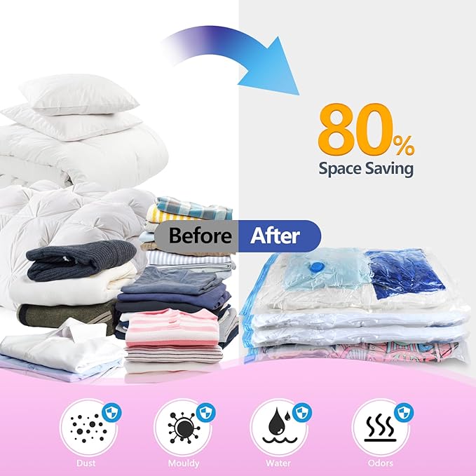 Electric Air Pump for Vacuum Storage Bags, Portable Travel Vacuum Pump Compressing Clothing Vacuum Seal Pump for Various Vacuum Seal Bags Pink(Storage Bag Not Included)