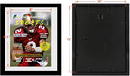 Goldfinch 4 Packs Sports Magazine Frames Displays Magazines Measuring 8 x 10.5 inches with White Core Matting,Suitable for 1994-Current Collector's Edition Sports Magazines with Installed Hangers